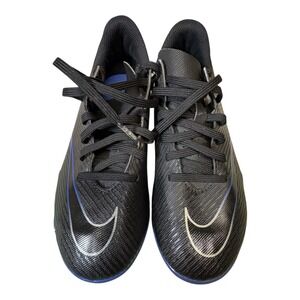 Nike Mercurial Vapor 15 Youth Size 1Y Black Jr Club‎ FG Soccer Cleats DJ5958-040